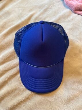OTTO Royal Blue Mesh Trucker Cap